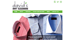 Desktop Screenshot of davidsdrycleaners.com