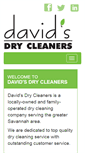 Mobile Screenshot of davidsdrycleaners.com